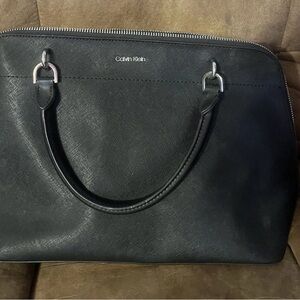 Calvin Klein Black Leather Bag